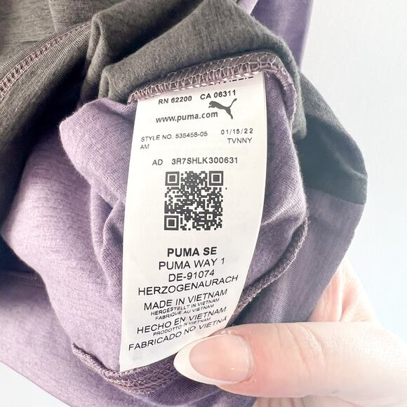 NEW Puma CLOUDSPUN Crewneck Pullover Sweater Men Medium UMHB Merch Purple - Picture 7 of 7